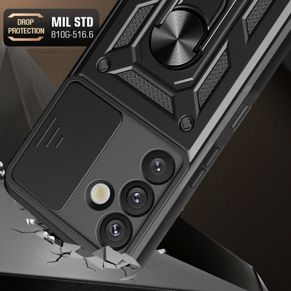 Maska za Samsung Galaxy S25+ S936, Techsuit, CamShield, Roza