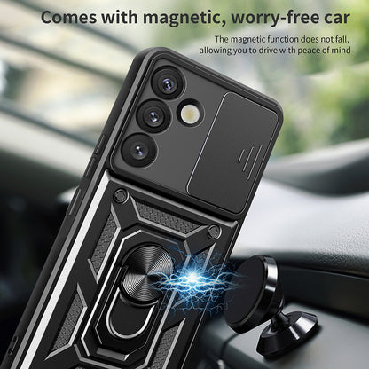 Maska za Samsung Galaxy S25+ S936, Techsuit, CamShield, Roza