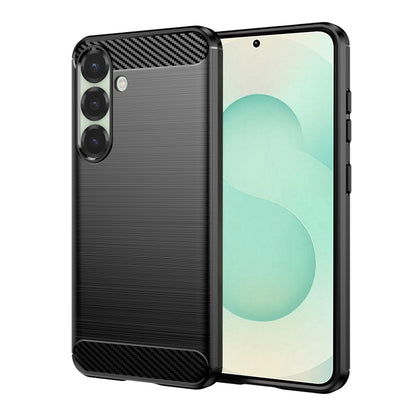 Maska za Samsung Galaxy S25+ S936, Techsuit, Karbon, Crna
