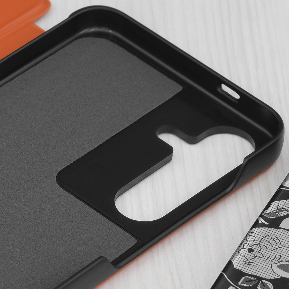 Maska za Samsung Galaxy S25+ S936, Techsuit, eFold, Narančasta