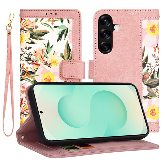 Maska za Samsung Galaxy S25+ S936, Techsuit, FlipCraft, Roza