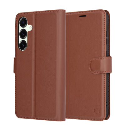 Futrola za Samsung Galaxy S25+ S936, Techsuit, Leather Folio, Smeđa