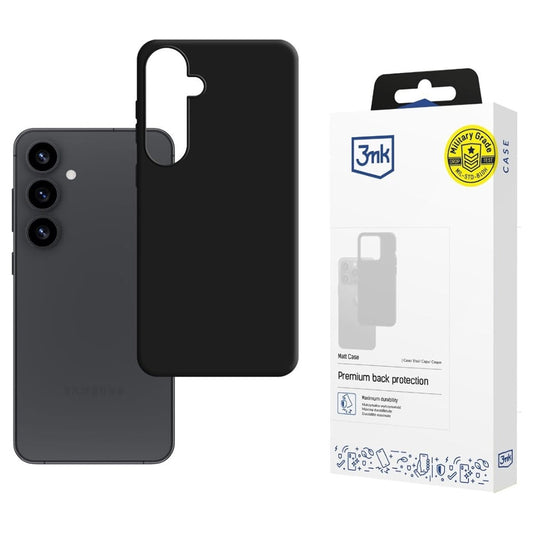 Maska za Samsung Galaxy S25 S931, 3MK, Crna Mat