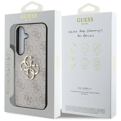 Futrola za Samsung Galaxy S25 S931, Guess, 4G Big Logo, Roza