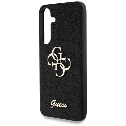 Futrola za Samsung Galaxy S25 S931, Guess, Glitter Big 4G Script, Crna