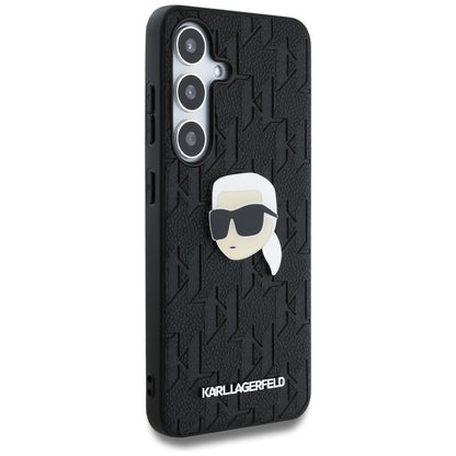 Futrola za Samsung Galaxy S25 S931, Karl Lagerfeld, Monogram Karl's Head, Crna