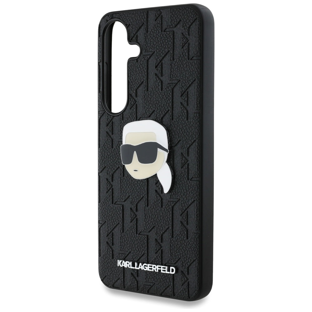 Futrola za Samsung Galaxy S25 S931, Karl Lagerfeld, Monogram Karl's Head, Crna