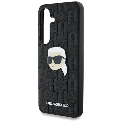 Futrola za Samsung Galaxy S25 S931, Karl Lagerfeld, Monogram Karl's Head, Crna