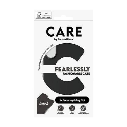 Futrola za Samsung Galaxy S25 S931, PanzerGlass, Care Fashionable, Crna