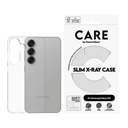 Futrola za Samsung Galaxy S25 S931, PanzerGlass, Care Fashionable, Prozirna