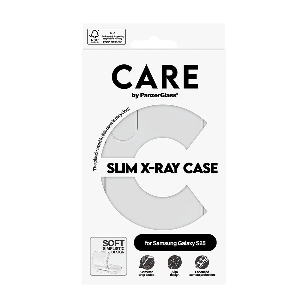 Futrola za Samsung Galaxy S25 S931, PanzerGlass, Care Fashionable, Prozirna