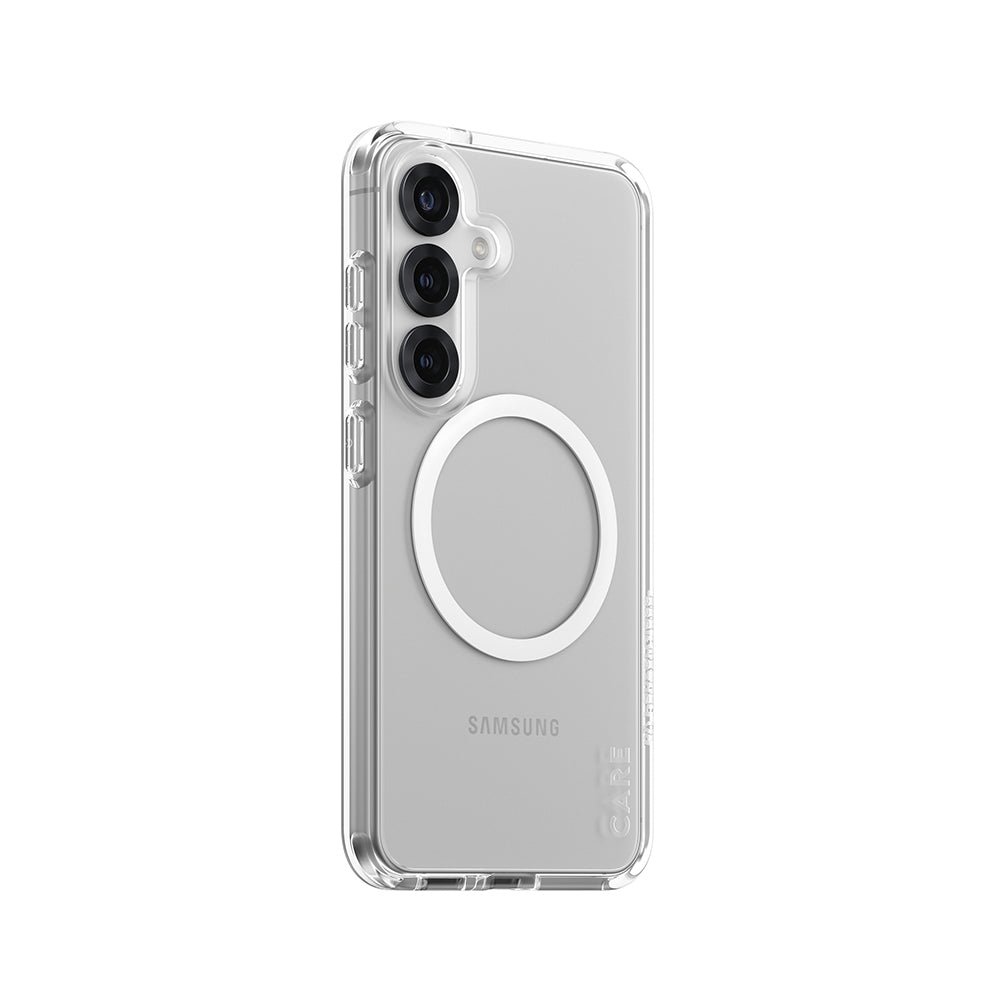 Futrola za Samsung Galaxy S25 S931, PanzerGlass, Care Urban Combat, Bijela Prozirna