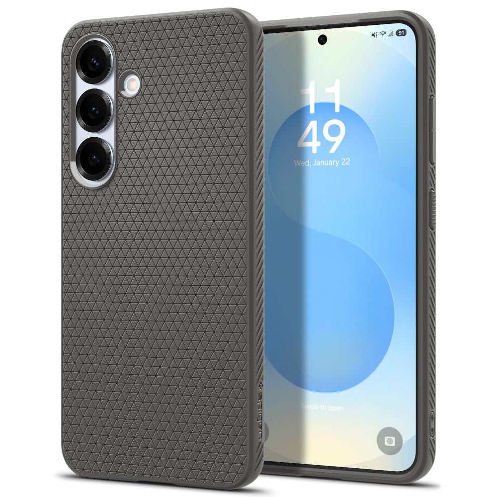 Futrola za Samsung Galaxy S25 S931, Spigen, Liquid Air, Siva