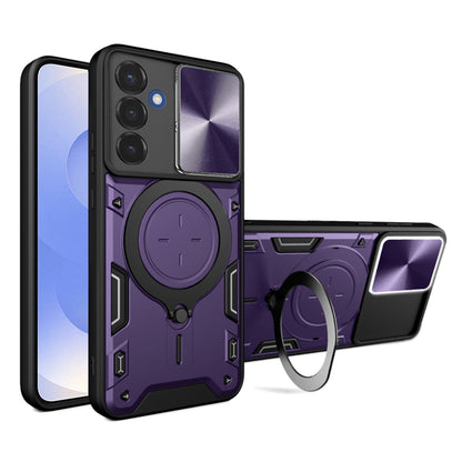 Maska za Samsung Galaxy S25 S931, Techsuit, CamGuard Pro, Ljubičasta