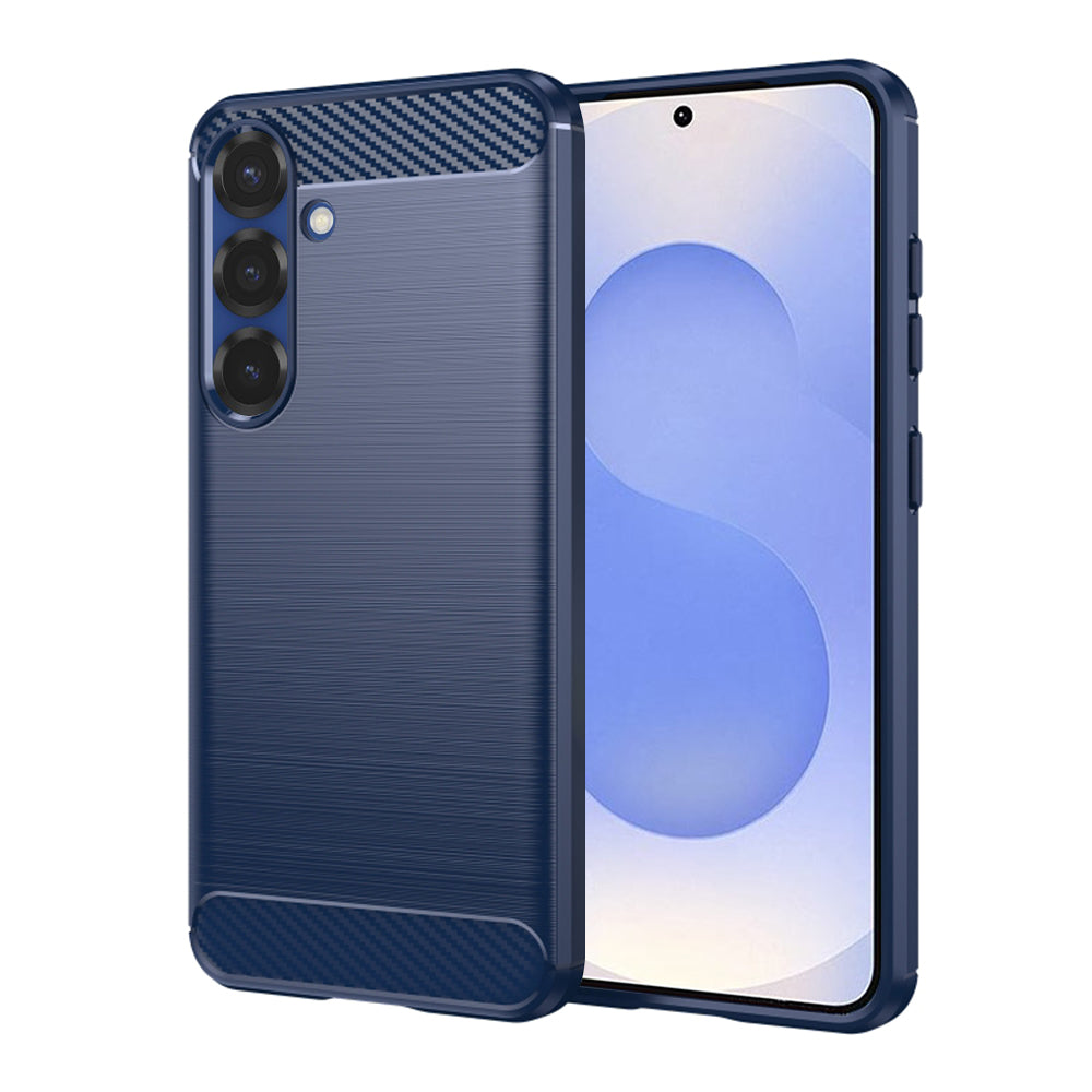 Maska za Samsung Galaxy S25 S931, Techsuit, Karbon, Plava