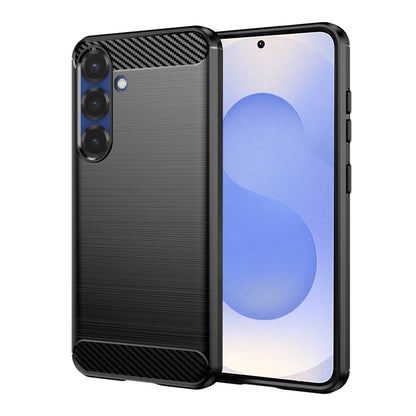 Maska za Samsung Galaxy S25 S931, Techsuit, Karbon, Crna