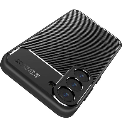 Maska za Samsung Galaxy S25 S931, Techsuit, CarbonFiber, Crna