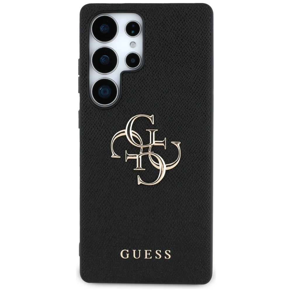 Futrola za Samsung Galaxy S25 Ultra S938, Guess, 4G Grained Big and Classic Logo, Crna
