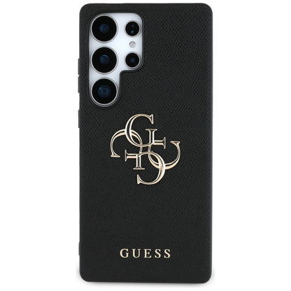 Futrola za Samsung Galaxy S25 Ultra S938, Guess, 4G Grained Big and Classic Logo, Crna