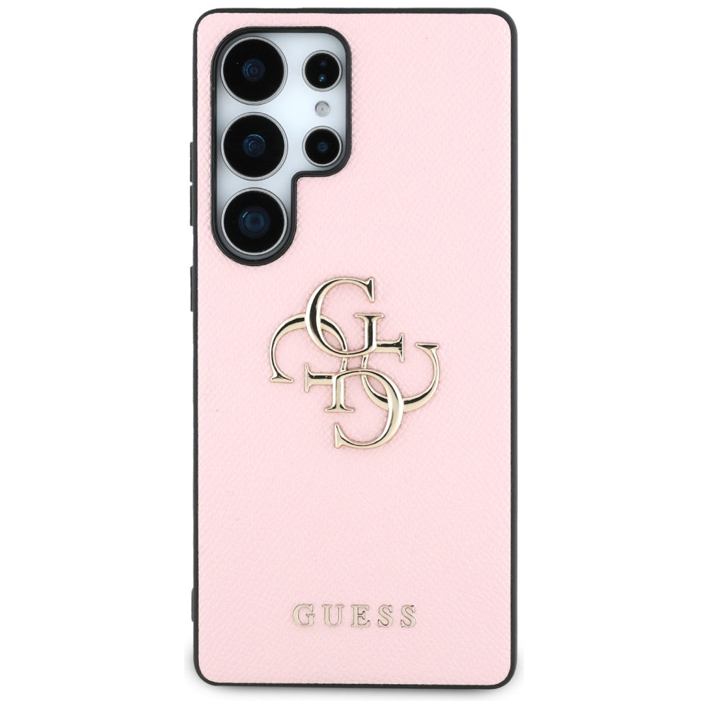 Futrola za Samsung Galaxy S25 Ultra S938, Guess, 4G Grained Big and Classic Logo, Roza