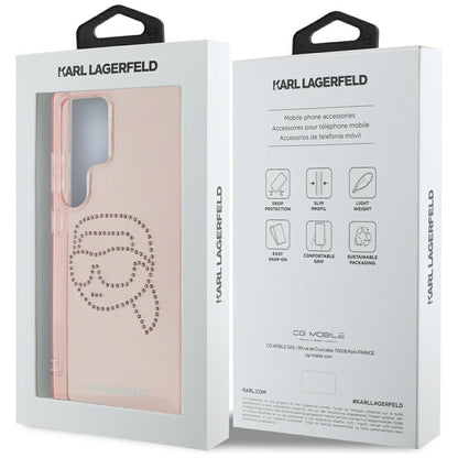 Futrola za Samsung Galaxy S25 Ultra S938, Karl Lagerfeld, IML Luxury Karl's Head, Roza