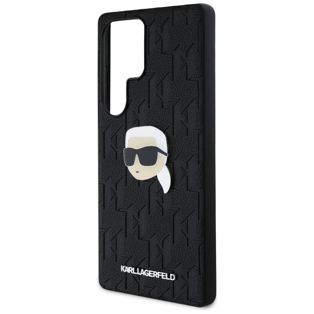 Futrola za Samsung Galaxy S25 Ultra S938, Karl Lagerfeld, Monogram Karl's Head, Crna