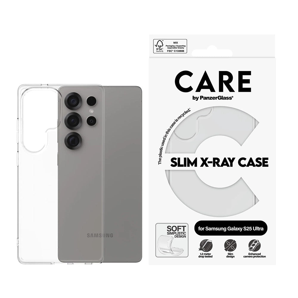 Futrola za Samsung Galaxy S25 Ultra S938, PanzerGlass, Modno osviještena, Prozirna