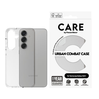 Futrola za Samsung Galaxy S25 Ultra S938, PanzerGlass, Care Urban Combat, Prozirna