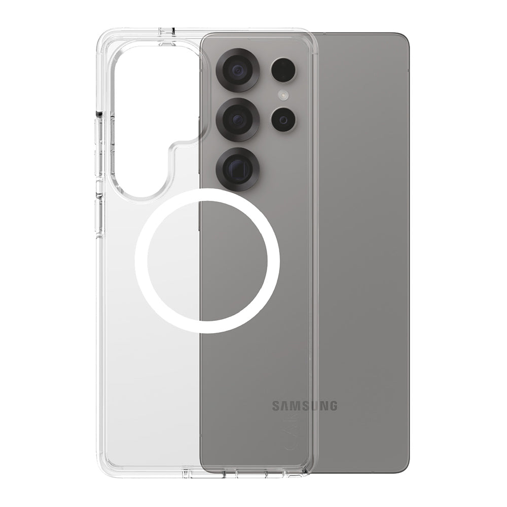 Futrola za Samsung Galaxy S25 Ultra S938, PanzerGlass, Care Urban Combat, Bijela Prozirna