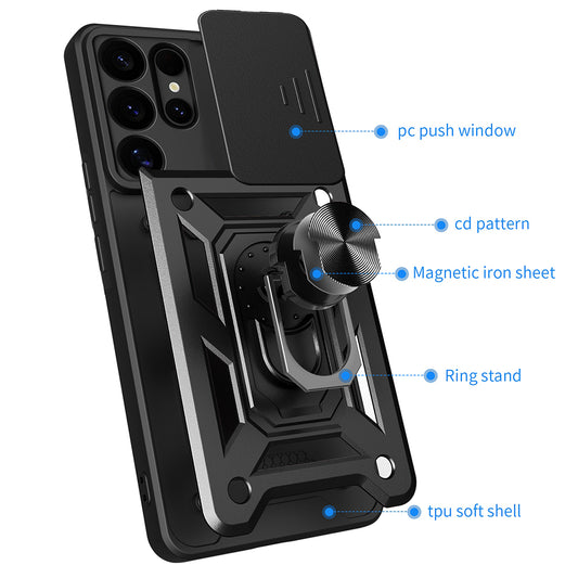 Maska za Samsung Galaxy S25 Ultra S938, Techsuit, CamShield, Plava