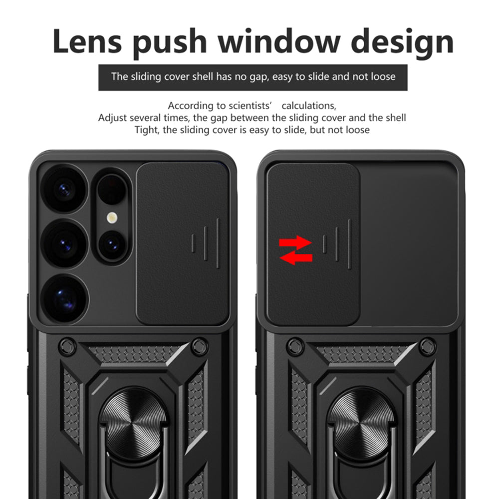 Maska za Samsung Galaxy S25 Ultra S938, Techsuit, CamShield, Crna