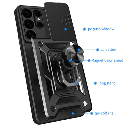 Maska za Samsung Galaxy S25 Ultra S938, Techsuit, CamShield, Zelena