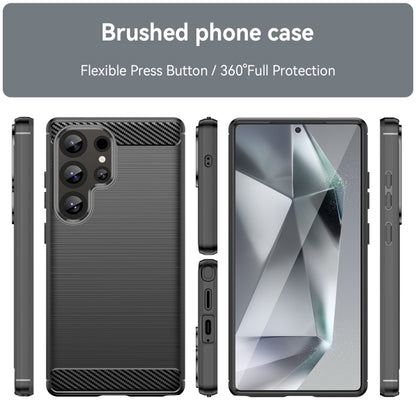 Maska za Samsung Galaxy S25 Ultra S938, Techsuit, Karbon, Crna