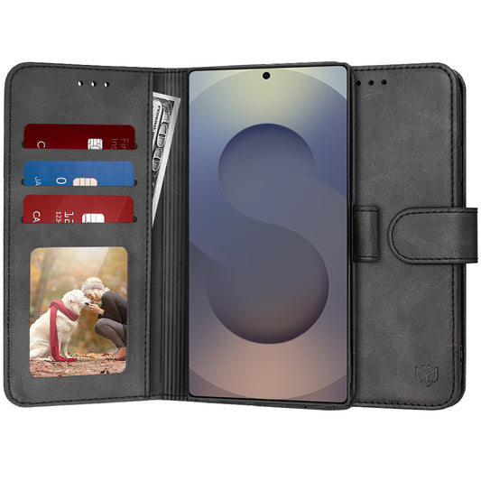 Futrola za Samsung Galaxy S25 Ultra S938, Techsuit, Diary Book, Crna