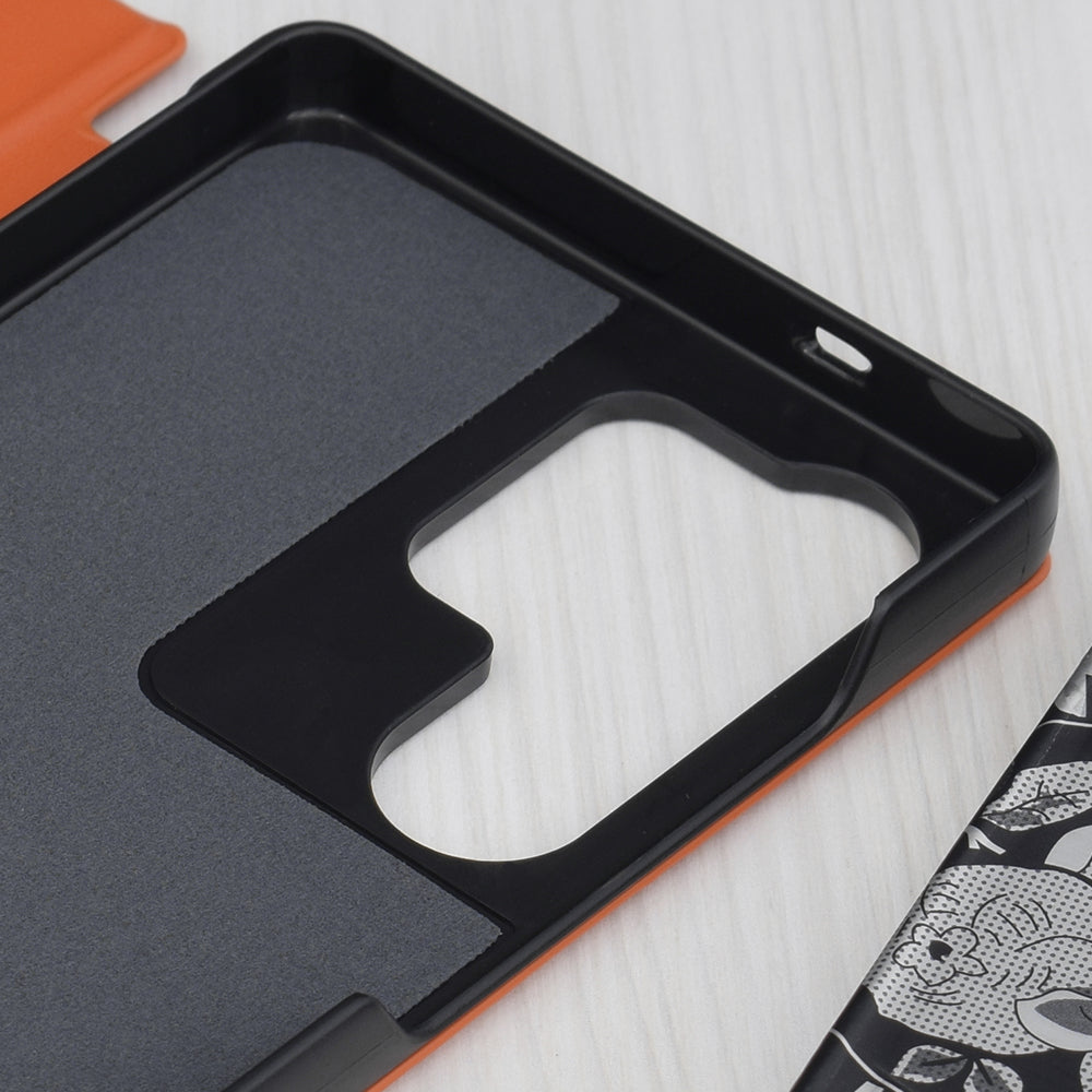 Maska za Samsung Galaxy S25 Ultra S938, Techsuit, eFold, Narančasta