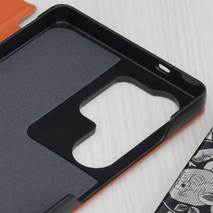 Maska za Samsung Galaxy S25 Ultra S938, Techsuit, eFold, Narančasta