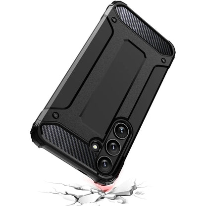 Maska za Samsung Galaxy S25 Ultra S938, Techsuit, Hybrid Armor, Crna