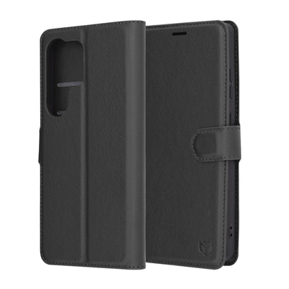 Futrola za Samsung Galaxy S25 Ultra S938, Techsuit, Kožna Folio, Crna