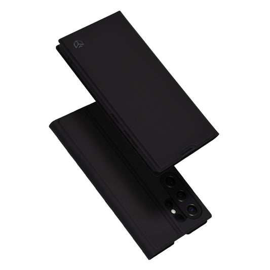 Maska za Samsung Galaxy S25 Ultra S938, Techsuit, Magskin Book, Crna