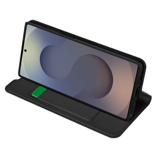 Maska za Samsung Galaxy S25 Ultra S938, Techsuit, Magskin Book, Crna