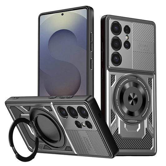 Maska za Samsung Galaxy S25 Ultra S938, Techsuit, RuggedCam, Siva