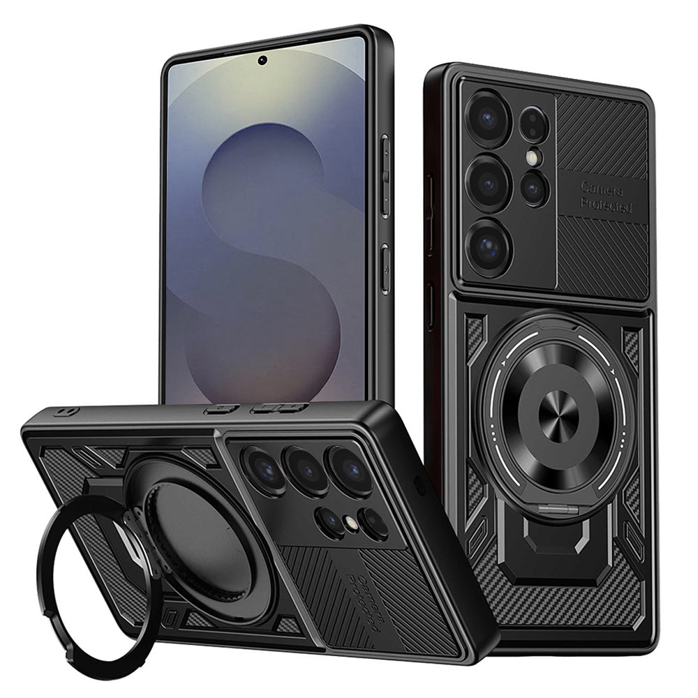 Maska za Samsung Galaxy S25 Ultra S938, Techsuit, RuggedCam, Crna