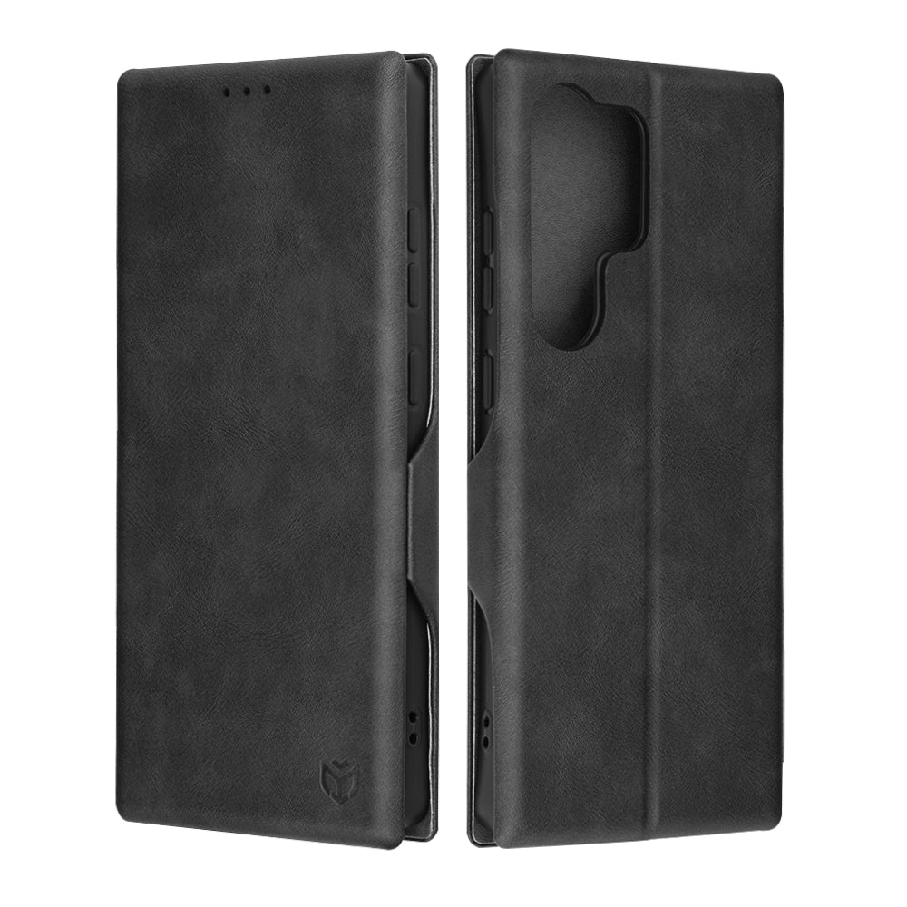 Futrola za Samsung Galaxy S25 Ultra S938, Techsuit, Safe Wallet Plus, Crna