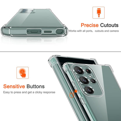 Maska za Samsung Galaxy S25 Ultra S938, Techsuit, Shockproof Clear, Prozirna