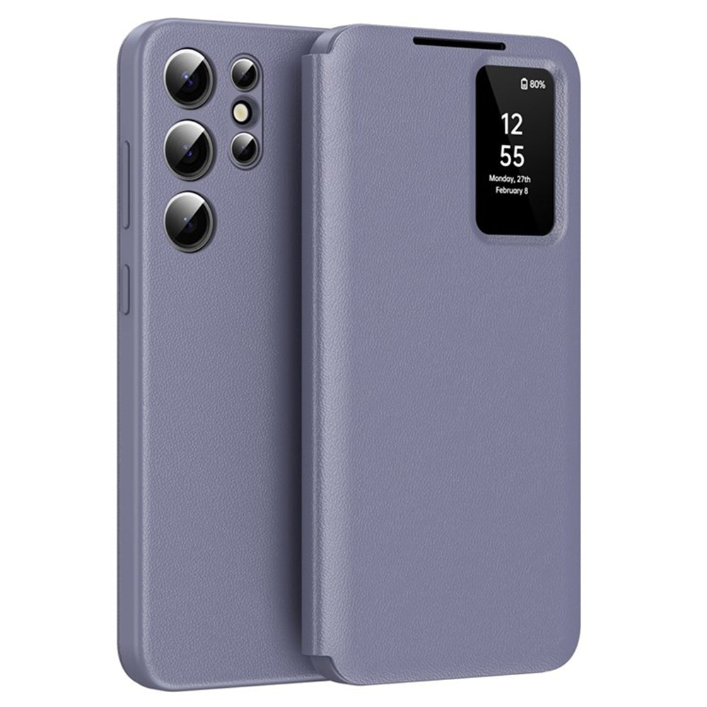 Futrola za Samsung Galaxy S25 Ultra S938, Techsuit, SmartView, Ljubičasta