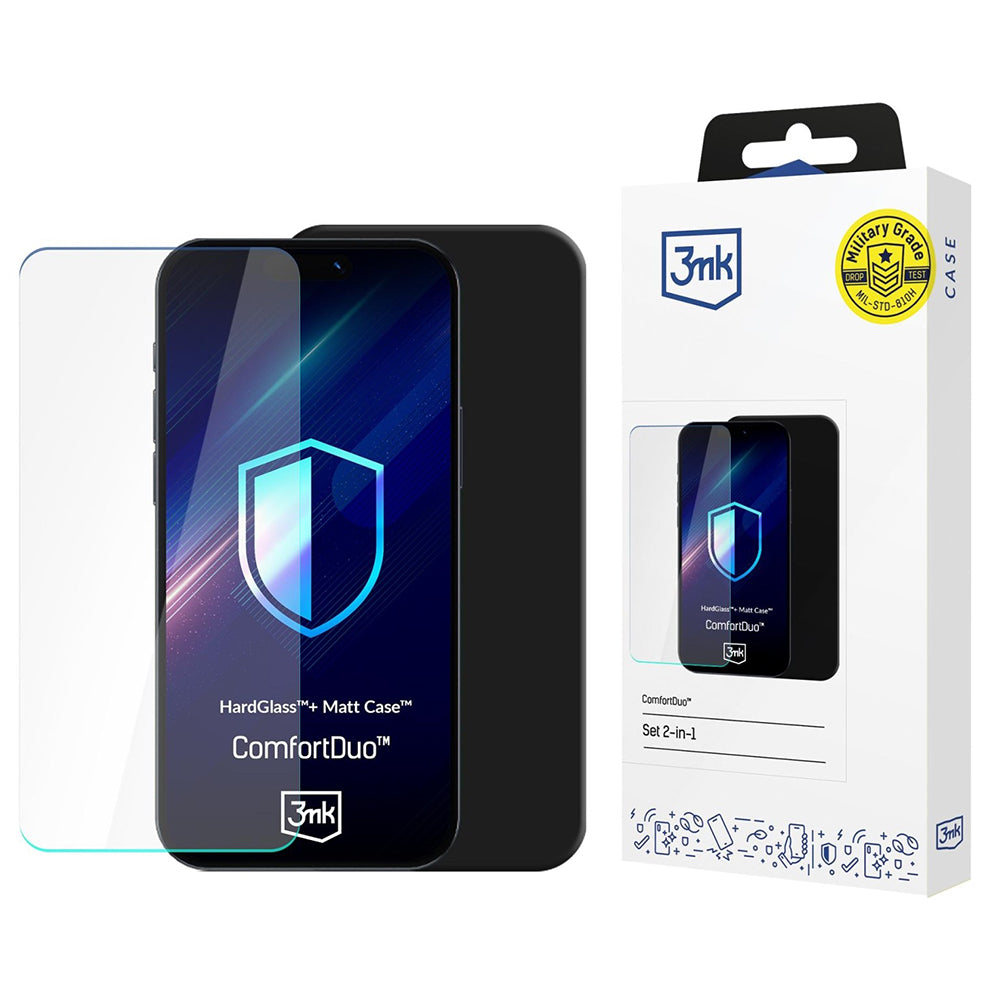 Futrola za Samsung Galaxy S26, 3MK, ComfortDuo, Crna
