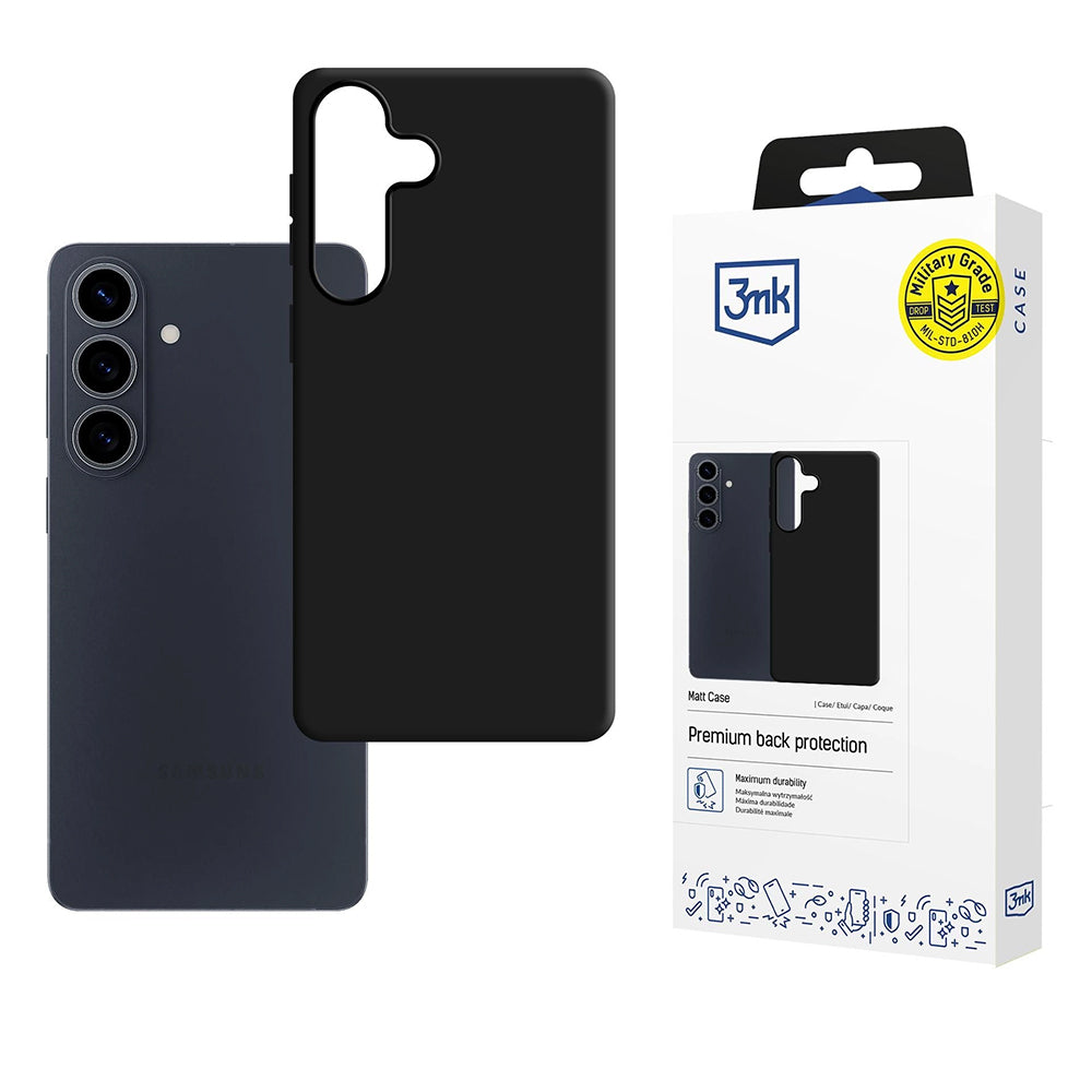 Futrola za Samsung Galaxy S26 S942, 3MK, Mat Crna
