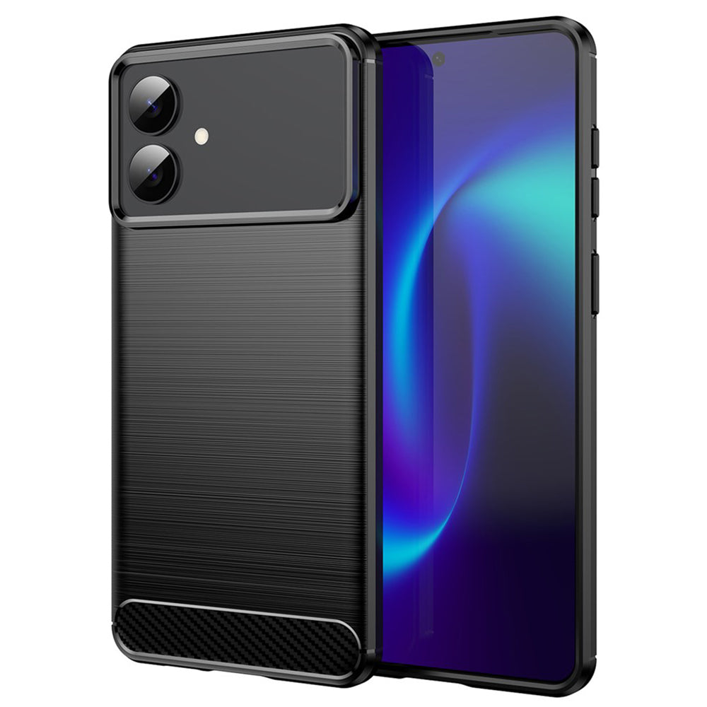 Futrola za Samsung Galaxy S26 Edge, Techsuit, Karbon, Crna