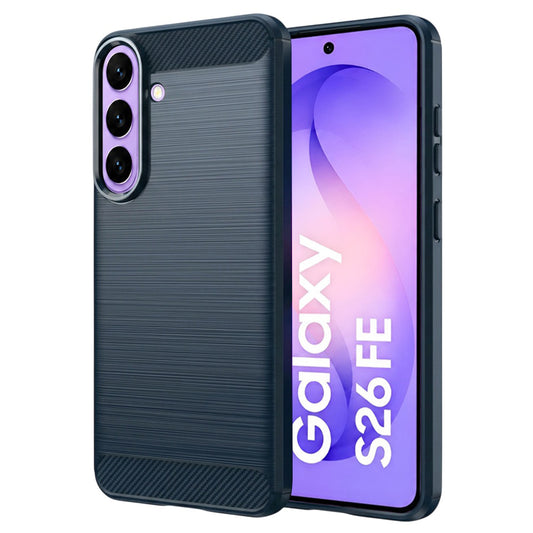Maska za Samsung Galaxy S26 FE / S25 FE, Techsuit, Karbon, Plava