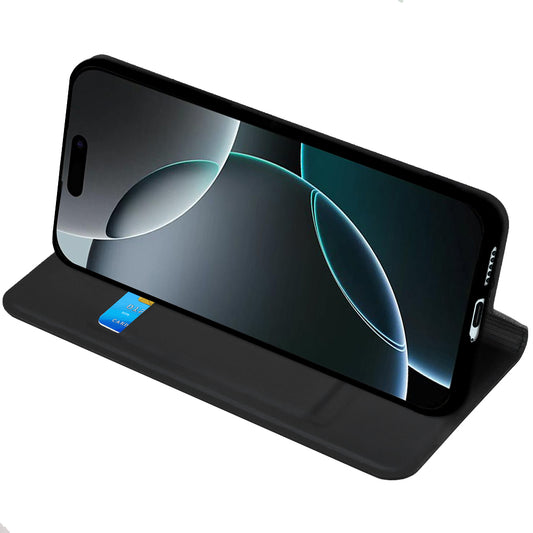Maska za Samsung Galaxy S26 FE / S25 FE, Techsuit, Magskin Book, Crna